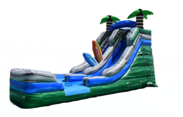 bounce house water slide